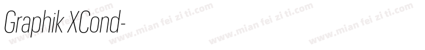 Graphik XCond字体转换